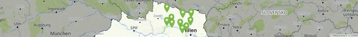 Kartenansicht für Apotheken-Notdienste in der Nähe von Pernersdorf (Hollabrunn, Niederösterreich)